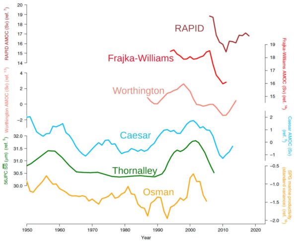 RealClimate: What is happening in the Atlantic Ocean to the AMOC?