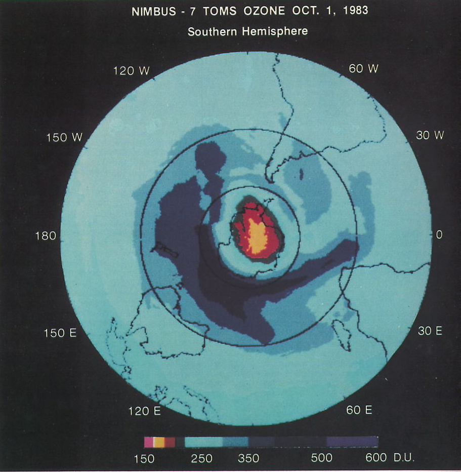 The Oct 1st 1983 ozone hole