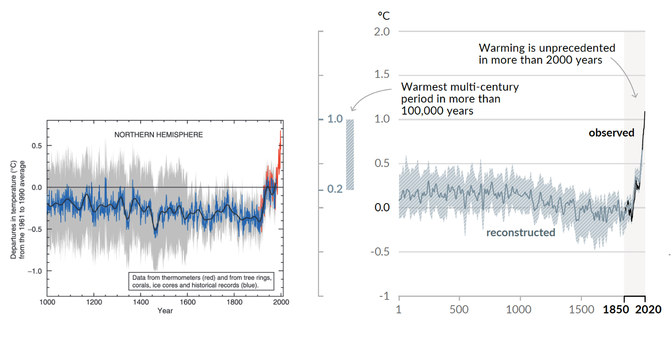 RealClimate A Tale of Two Hockey Sticks